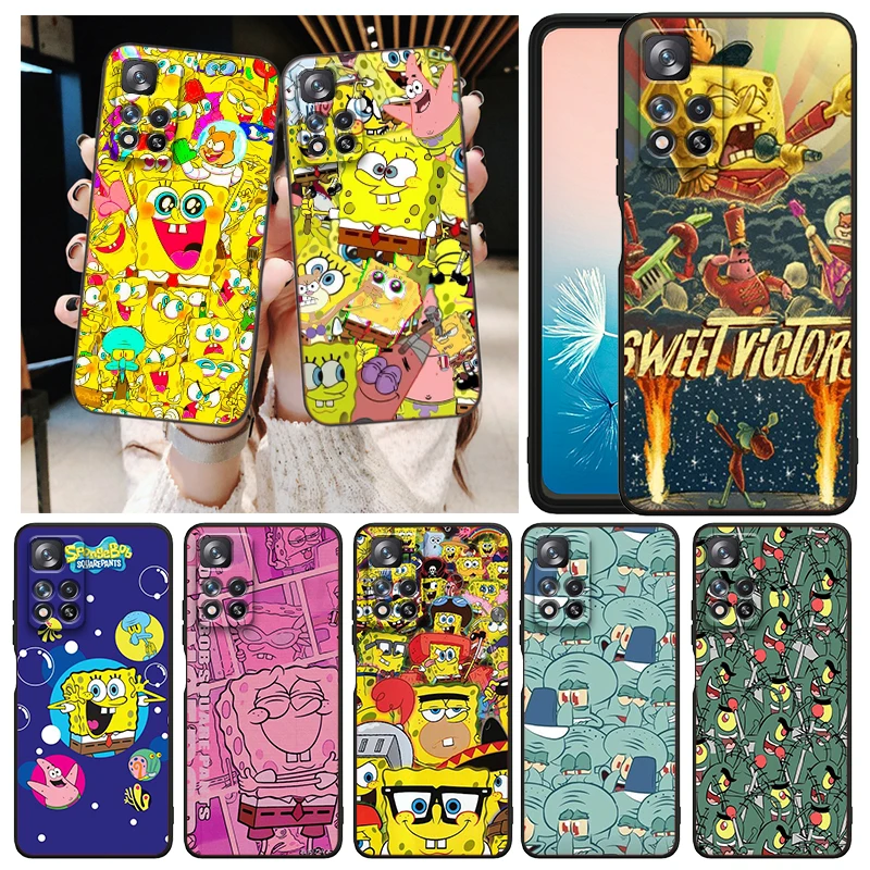 Anime Spongebob Patrick Star Phone Case For Xiaomi Redmi Note 12 11E 11S 11 11T 10 10S 9 9T 9S 8T 8 Pro Plus 5G Black Cover
Anime Spongebob Patrick Star Phone Case For Xiaomi Redmi Note 12 11E 11S 11 11T 10 10S 9 9T 9S 8T 8 Pro Plus 5G Black Cover