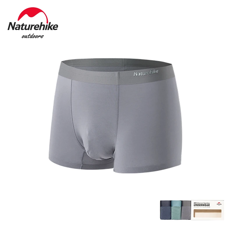 

Naturehike Quicky-drying Antibacterial Men Flat Angle Underpants Hygroscopic Climbing Underwear Outdoor Sport Breathable Panties