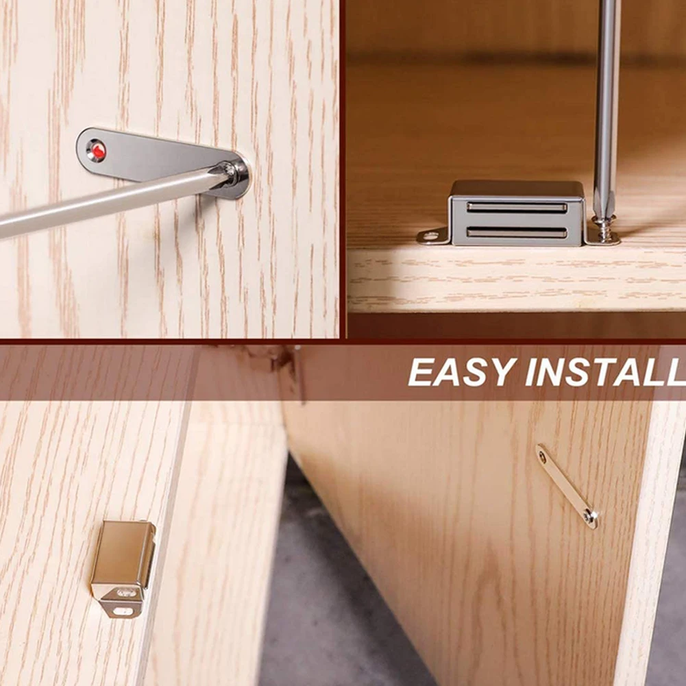 1 PCS Magnetic Door Catch Stainless Steel Cupboard Cabinet Door Magnetic Catch Latch Highly Magnet Catch With Metal Plate
1 PCS Magnetic Door Catch Stainless Steel Cupboard Cabinet Door Magnetic Catch Latch Highly Magnet Catch With Metal Plate
