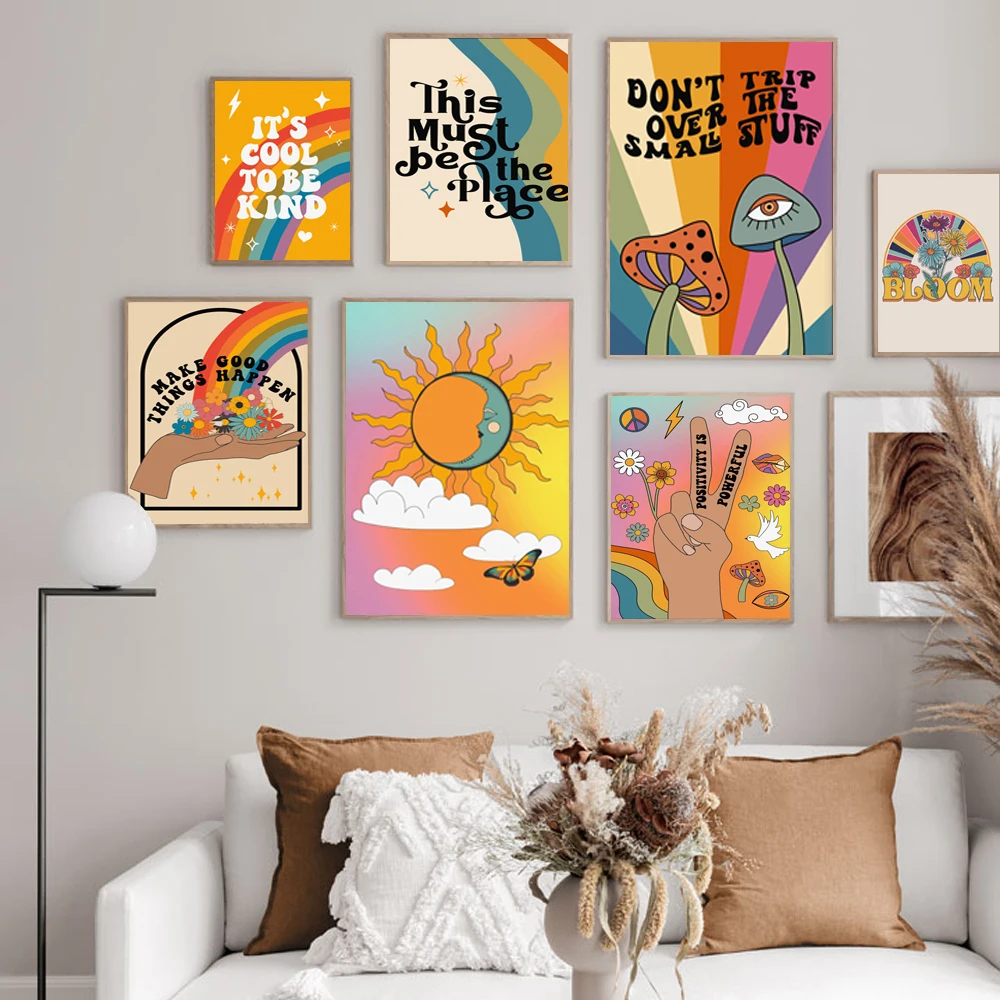 Rainbow Sunshine Mushroom Flower DIY Digital Oil Painting Handpainted Art Wall Living Room Home Kids Room Decoration Unique Gift
Rainbow Sunshine Mushroom Flower DIY Digital Oil Painting Handpainted Art Wall Living Room Home Kids Room Decoration Unique Gift