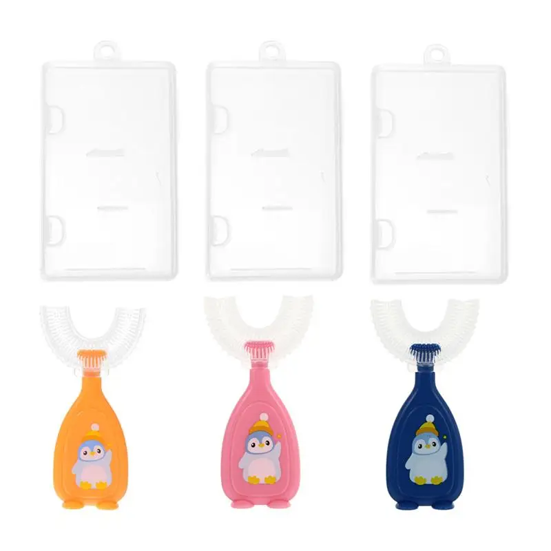 Baby Toothbrush Children 360 Degree U-shaped Child Toothbrush Teethers Soft Silicone Baby Brush Kids Teeth Oral Care Cleaning
Baby Toothbrush Children 360 Degree U-shaped Child Toothbrush Teethers Soft Silicone Baby Brush Kids Teeth Oral Care Cleaning