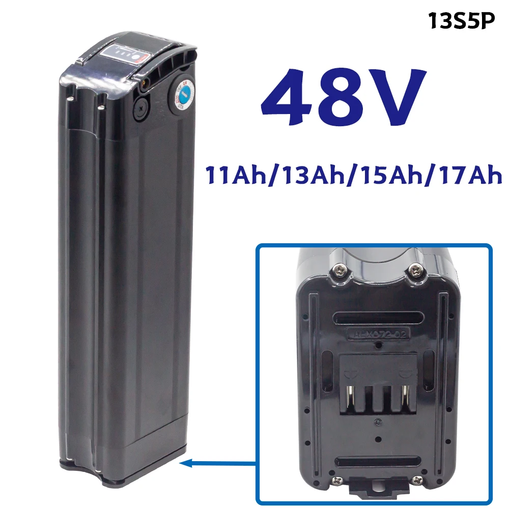 Silverfish Lithium Electric Bike 48V 11Ah 13Ah 15Ah 17Ah 800W 500W Lithium Ion Electric Bike Bicycle 18650 Battery Pack+ Charger
Silverfish Lithium Electric Bike 48V 11Ah 13Ah 15Ah 17Ah 800W 500W Lithium Ion Electric Bike Bicycle 18650 Battery Pack+ Charger
