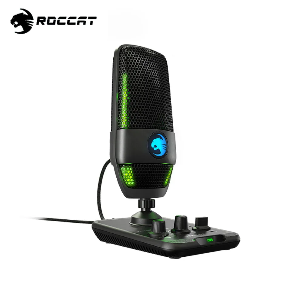 Original For Roccat TORCH Studio-grade Condenser Microphone Usb Gaming Live Broadcast Equipment Computer Cardioid Microphone
Original For Roccat TORCH Studio-grade Condenser Microphone Usb Gaming Live Broadcast Equipment Computer Cardioid Microphone