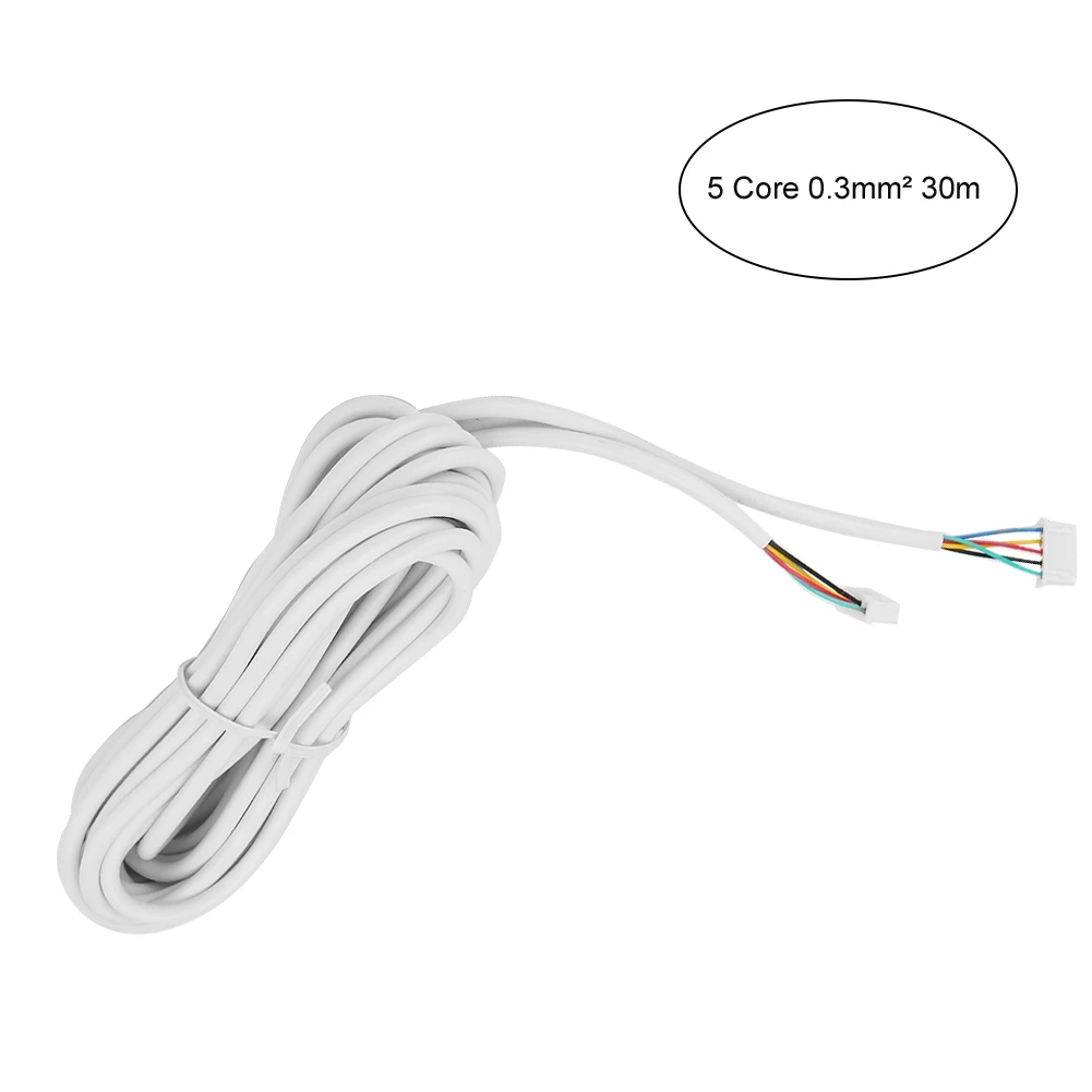 5-Core 0.3mm² Round Flexible Copper Cable For Video Door Phone System 30m 5-Core 5-Core
5-Core 0.3mm² Round Flexible Copper Cable For Video Door Phone System 30m 5-Core 5-Core