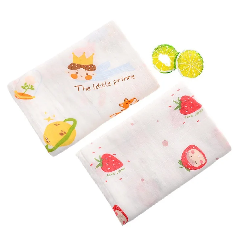 Baby Blankets Printing Gauze Bath Towel Babies Bed Sheets Muslin Fabric Swaddle Wrap Versatile Children's Air Conditioner Quilt
Baby Blankets Printing Gauze Bath Towel Babies Bed Sheets Muslin Fabric Swaddle Wrap Versatile Children's Air Conditioner Quilt