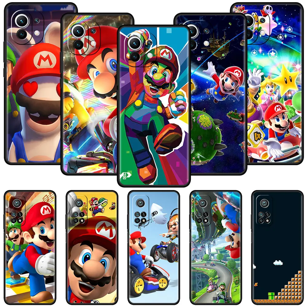 Black Celular Case for Xiaomi Mi Poco X3 NFC M3 11T 5G 11 Ultra 9 Lite 12 10T Pro 9T Soft SmartPhone Funda Hot Retro Game Mario
Black Celular Case for Xiaomi Mi Poco X3 NFC M3 11T 5G 11 Ultra 9 Lite 12 10T Pro 9T Soft SmartPhone Funda Hot Retro Game Mario