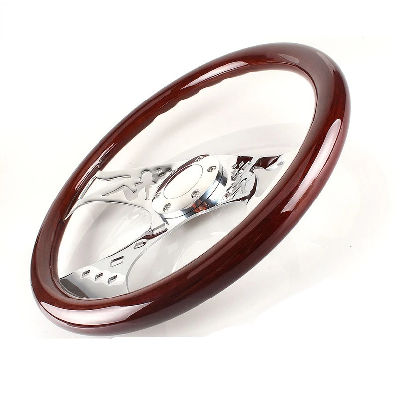 Car Modified Steering Wheel 380MM Racing Universal Peach Wood Retro Solid Wood Stamping Pattern Brown
Car Modified Steering Wheel 380MM Racing Universal Peach Wood Retro Solid Wood Stamping Pattern Brown