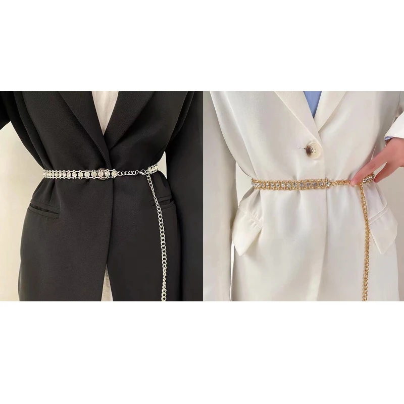 Dress Chain Belt Chain Belts For Women Dress Decorative Belt Rhinestone Waist Chains Belts Body Chain Jewelry 964A
Dress Chain Belt Chain Belts For Women Dress Decorative Belt Rhinestone Waist Chains Belts Body Chain Jewelry 964A