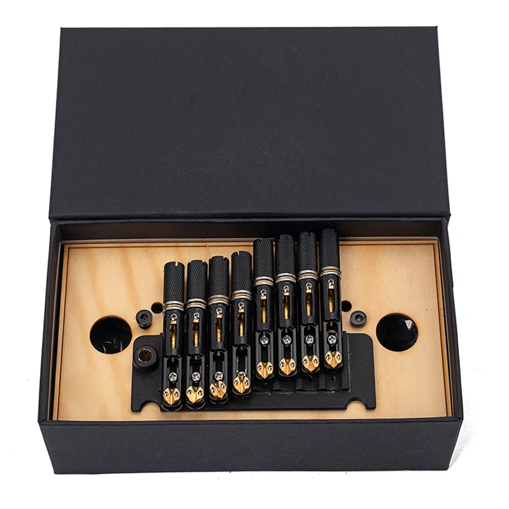 8-string Electric Guitar Fretboard Tail Piece Metal Tremolo Bridge with Screws Nuts Set Stringed Musical Instruments
8-string Electric Guitar Fretboard Tail Piece Metal Tremolo Bridge with Screws Nuts Set Stringed Musical Instruments