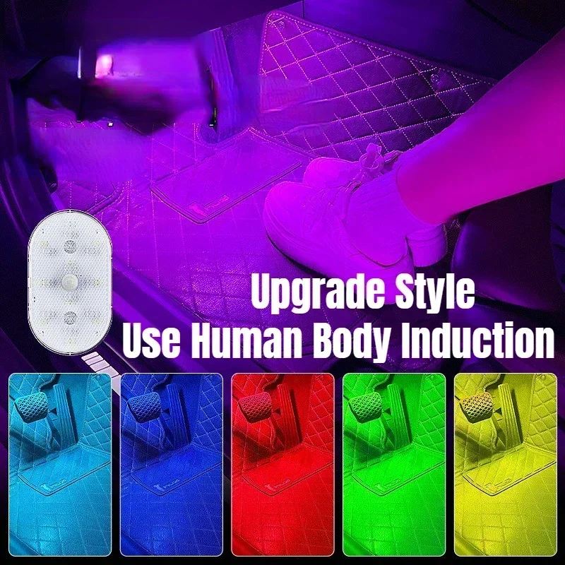 Светодиодный светильник с датчиком движения, перезаряжаемый через USB, автоматический индукционный датчик, беспроводная ножная лампа для двери багажника автомобиля
Светодиодный светильник с датчиком движения, перезаряжаемый через USB, автоматический индукционный датчик, беспроводная ножная лампа для двери багажника автомобиля