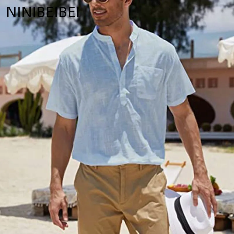 Summer New Men's Shirts Solid Color Casual Retro Pullover Linen Shirts Men's Clothing Luxury Shirts Fashion Street Menswear
Summer New Men's Shirts Solid Color Casual Retro Pullover Linen Shirts Men's Clothing Luxury Shirts Fashion Street Menswear