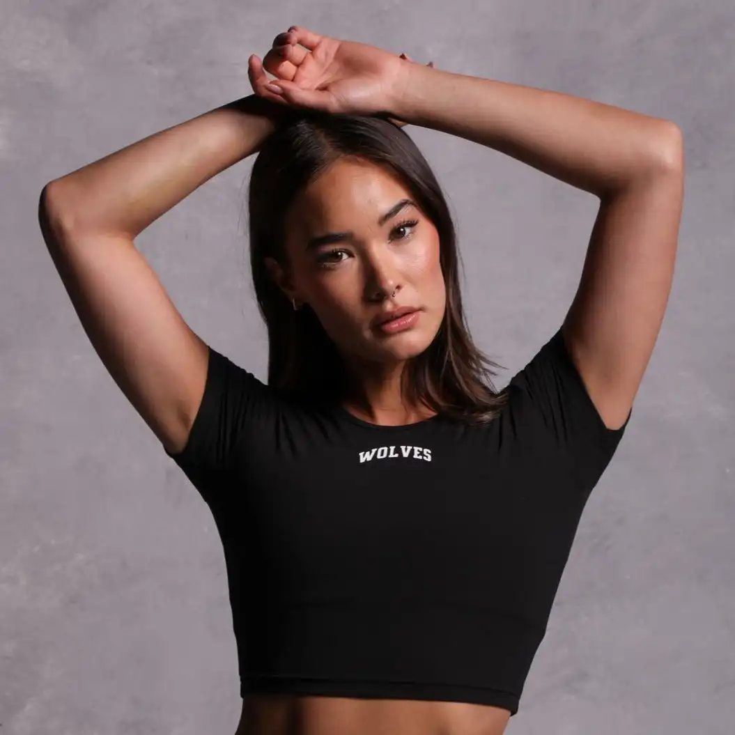 Darc Sport Shirt Sports Wolf Head Sexy Black Yoga Tight Shirt Women Activewear Fitness Elastic Breathable Fashion Female Tops
Darc Sport Shirt Sports Wolf Head Sexy Black Yoga Tight Shirt Women Activewear Fitness Elastic Breathable Fashion Female Tops