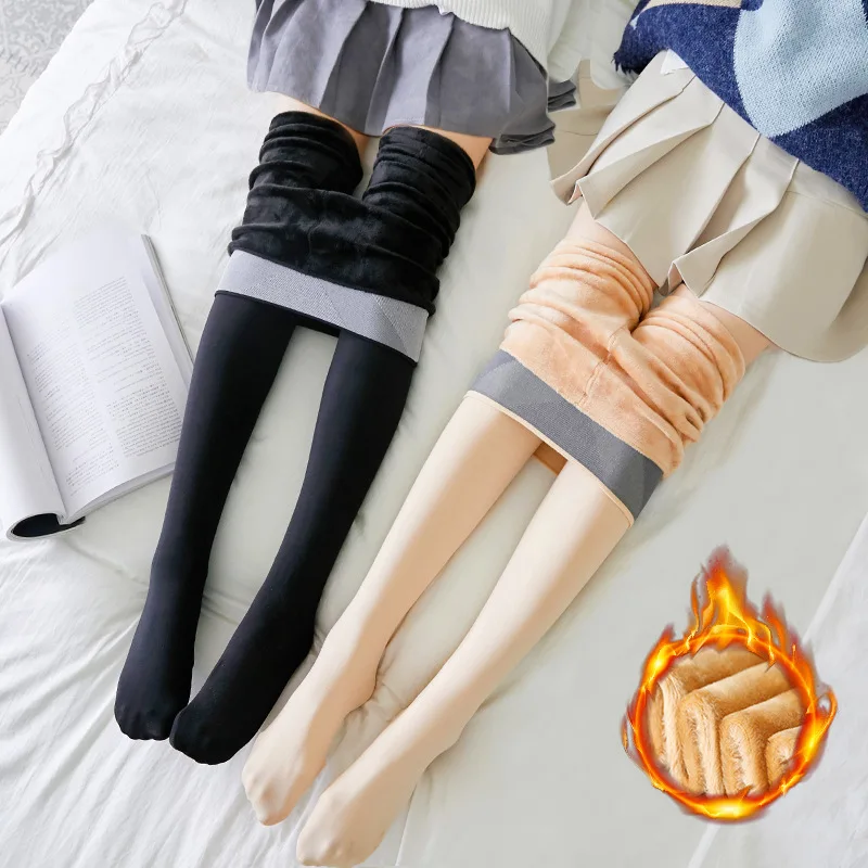 Winter Fleece Tights Women Warm Thermal Leggings Ladies Push Up Nake Feel High Waist Thick Fitness Panty
Winter Fleece Tights Women Warm Thermal Leggings Ladies Push Up Nake Feel High Waist Thick Fitness Panty