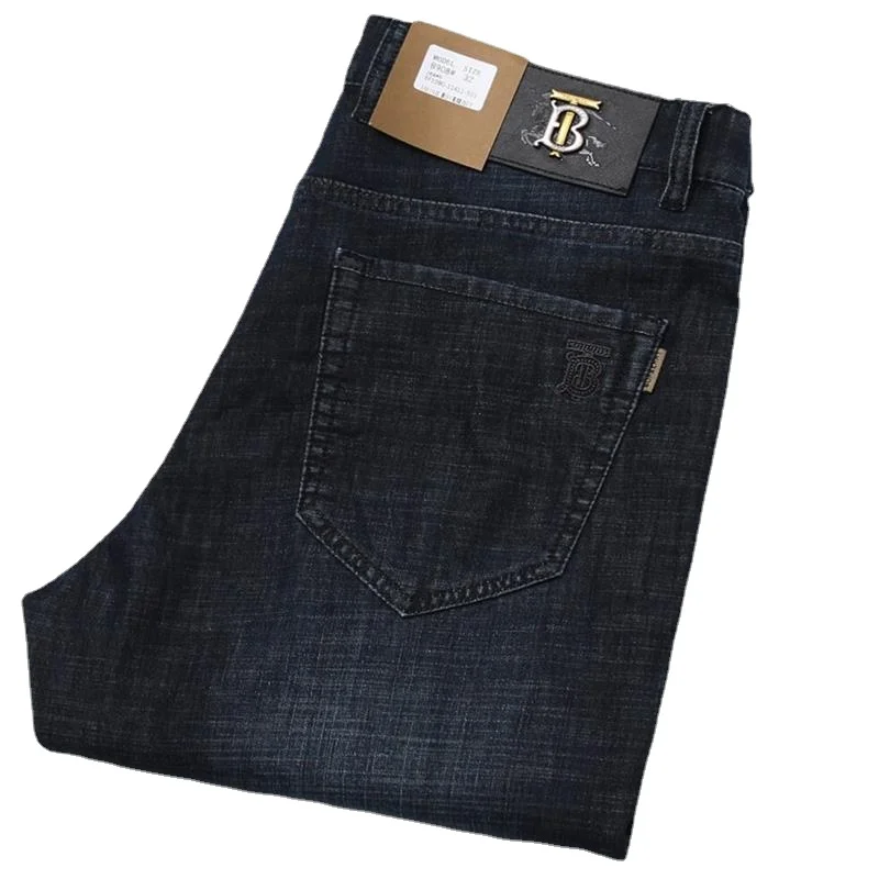 New Light Luxury Brand Black Blue Men's Jeans Fashion High-end Stretch Ironing Business Straight Pants
New Light Luxury Brand Black Blue Men's Jeans Fashion High-end Stretch Ironing Business Straight Pants