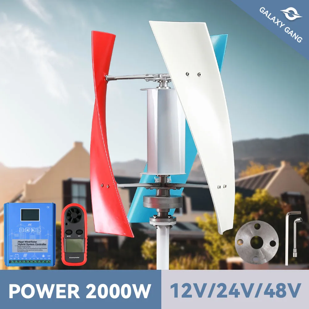 Wind Turbine Generator 2000w 5000W 12V 24V Off Grid MPPT/Charge Controller Windmill RV Yacht Farm Small Wind Generator Home Use
Wind Turbine Generator 2000w 5000W 12V 24V Off Grid MPPT/Charge Controller Windmill RV Yacht Farm Small Wind Generator Home Use