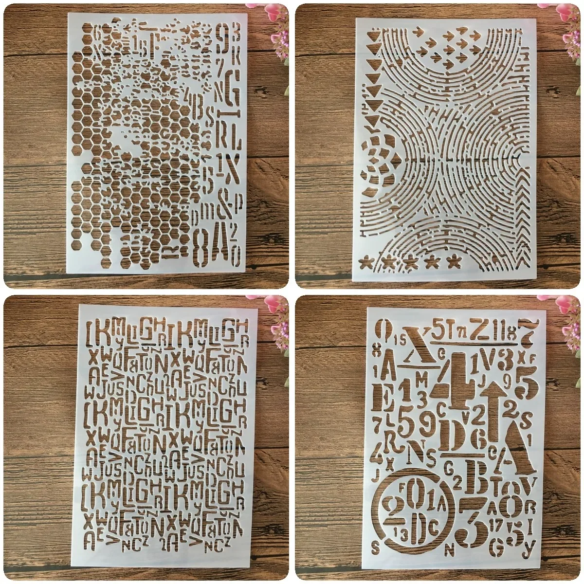 Трафареты для рисования 4 шт. 
Трафареты для рисования 4 шт.