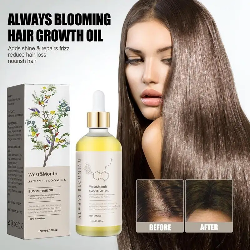 

Натуральное масло для роста волос, усиление ухода за волосами, питательный уход за волосами, эссенция против выпадения волос, гладкое питание, масло розмарина
