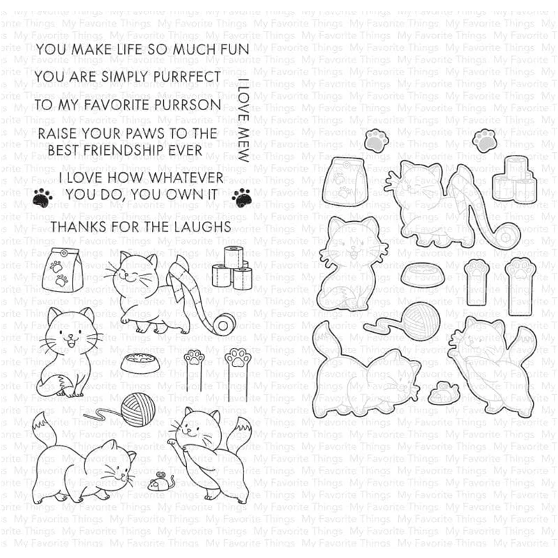 Kitty Playing Clear Stamps Cutting Dies Scrapbooking for December 2022 New Paper Making Embossing Frames Card Set
Kitty Playing Clear Stamps Cutting Dies Scrapbooking for December 2022 New Paper Making Embossing Frames Card Set