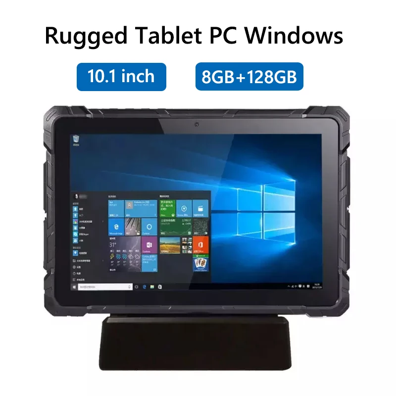 

10.1" Windows Computer 8GB RAM 128GB IP67 Industrial Rugged Windows 10 Pro Tablet PC Intel N4120 HDMI 4G LTE WiFi RS232 Scanner