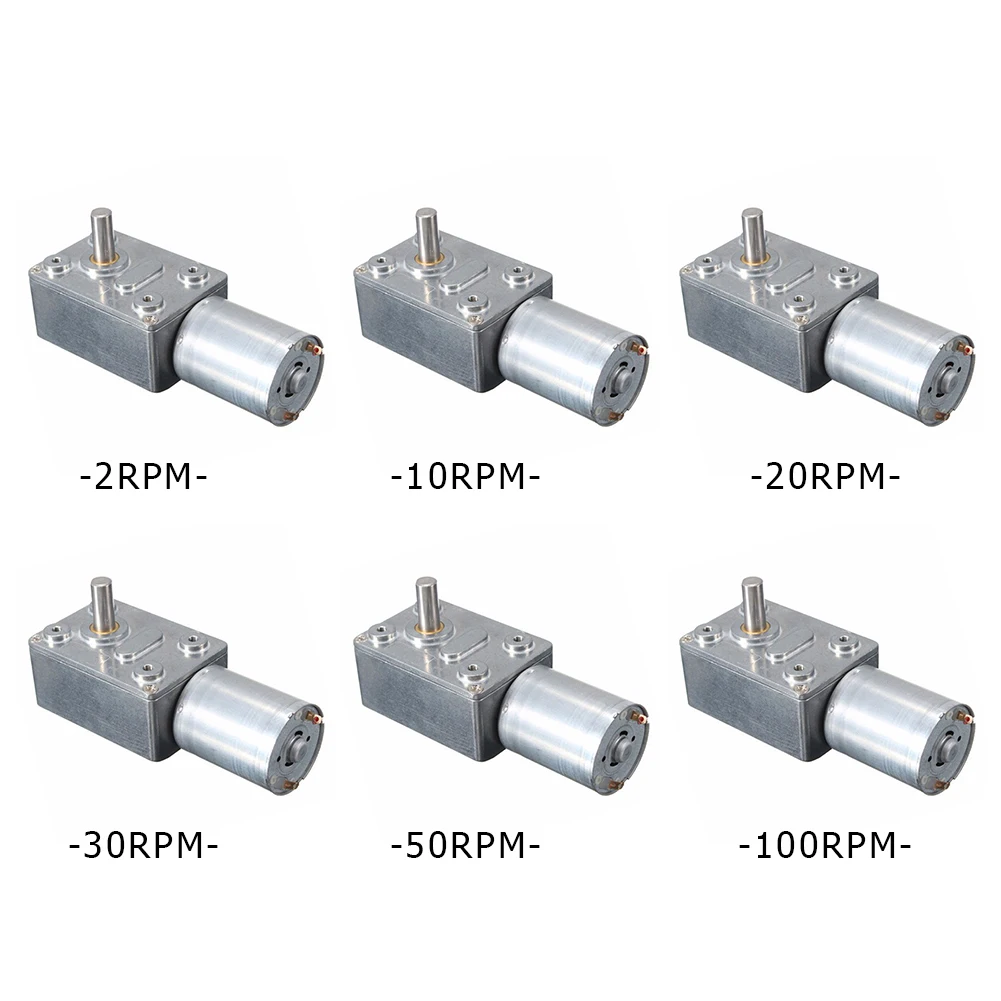 6V Worm Gear Motor DC High Torque Low Speed Worm Electric Motor Metal Gear Reverse Self Lock for Automation Equipment
6V Worm Gear Motor DC High Torque Low Speed Worm Electric Motor Metal Gear Reverse Self Lock for Automation Equipment
