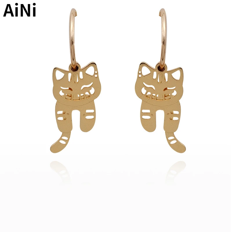 Modern Jewelry 925 Silver Needle Sweet Korean Temperament Cat Earrings For Women Female Gifts Simply Design Ear Accessories
Modern Jewelry 925 Silver Needle Sweet Korean Temperament Cat Earrings For Women Female Gifts Simply Design Ear Accessories