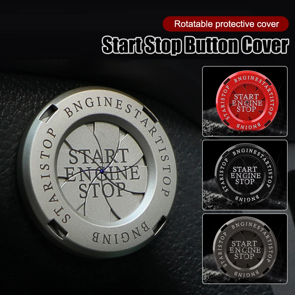 Car Engine Start Stop Button Cover Metal Ignition Switch Ring Rotatable Protective Cover Auto Decoration Interior Accessories
Car Engine Start Stop Button Cover Metal Ignition Switch Ring Rotatable Protective Cover Auto Decoration Interior Accessories