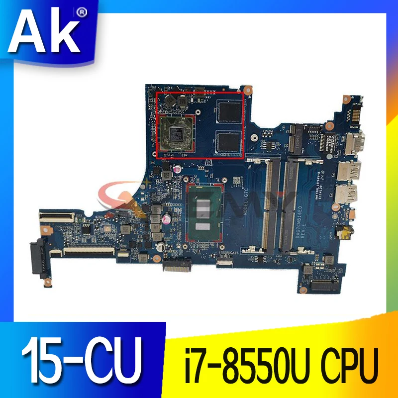 Akemy for hp PAVILION 15-CU 15-U 15T-CU motherboard DAG7CMB16E0 i7-8550U working well
Akemy for hp PAVILION 15-CU 15-U 15T-CU motherboard DAG7CMB16E0 i7-8550U working well
