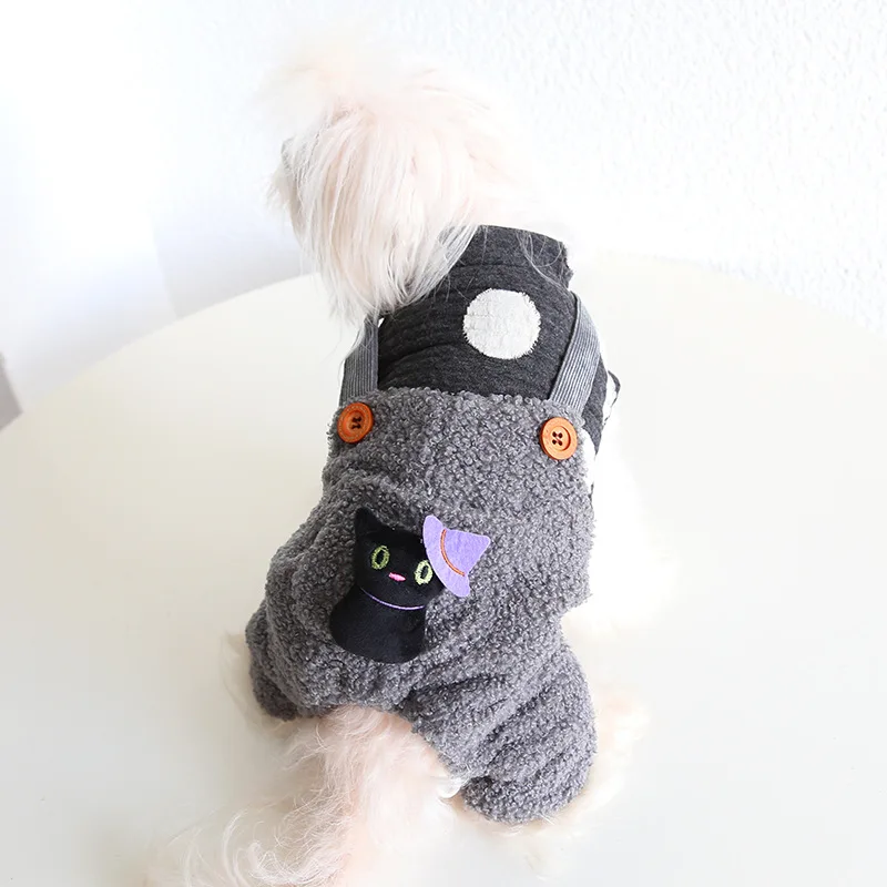 Pet Clothes Autumn Winter Medium Small Dog Warm Jumpsuit Halloween Costumes Wool Rompers Plush Pajamas Kitten Puppy Sweet Suit
Pet Clothes Autumn Winter Medium Small Dog Warm Jumpsuit Halloween Costumes Wool Rompers Plush Pajamas Kitten Puppy Sweet Suit