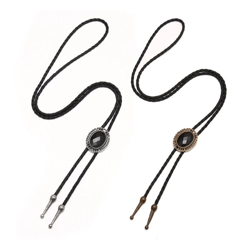 Bolo Tie for Men Handmade Western Cowboy Style Necktie with Decorations Halloween Costume Accessories
Bolo Tie for Men Handmade Western Cowboy Style Necktie with Decorations Halloween Costume Accessories