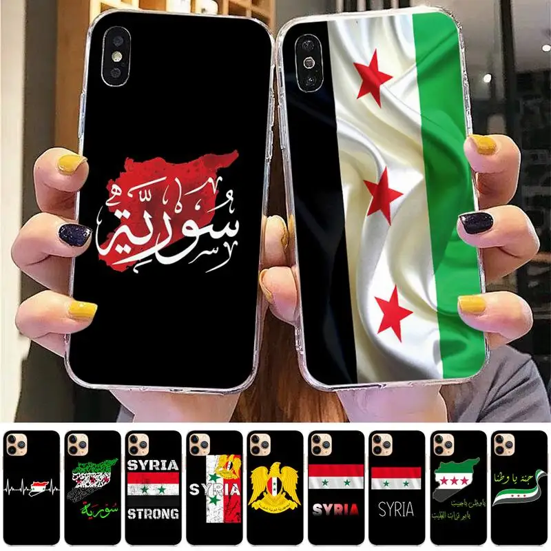 Syria Flag Phone Case for iPhone 11 12 13 mini pro XS MAX 8 7 6 6S Plus X 5S SE 2020 XR case 
Syria Flag Phone Case for iPhone 11 12 13 mini pro XS MAX 8 7 6 6S Plus X 5S SE 2020 XR case