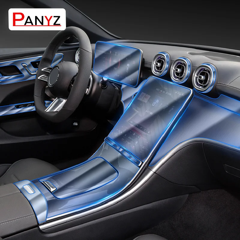 For Mercedes-Benz C-Class W206 2022Car Interior Center console Transparent TPU Protective film Anti-scratc Repair film Accessori
For Mercedes-Benz C-Class W206 2022Car Interior Center console Transparent TPU Protective film Anti-scratc Repair film Accessori