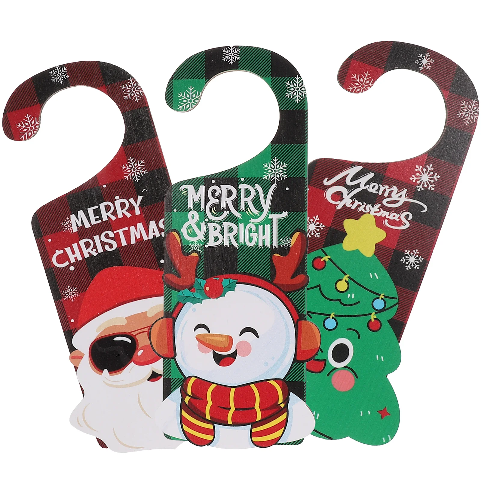 3 Pcs Hook Christmas Hanging Decor Wooden Ornaments Decoration Decorations Xmas Sign
3 Pcs Hook Christmas Hanging Decor Wooden Ornaments Decoration Decorations Xmas Sign