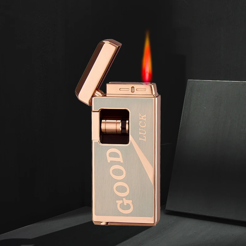 Roller Ignition Inflatable Windproof Dual Battery Changeable Retro Trend Creative Cigar Men's Portable Gas Metal Lighter
Roller Ignition Inflatable Windproof Dual Battery Changeable Retro Trend Creative Cigar Men's Portable Gas Metal Lighter