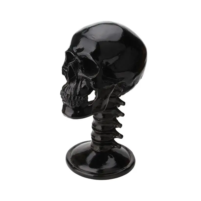 Стойка для мотоциклетного шлема, черная подставка для шлема, Искусственный Черный череп с украшением для позвоночника, держатель для шлема ...
Стойка для мотоциклетного шлема, черная подставка для шлема, Искусственный Черный череп с украшением для позвоночника, держатель для шлема ...