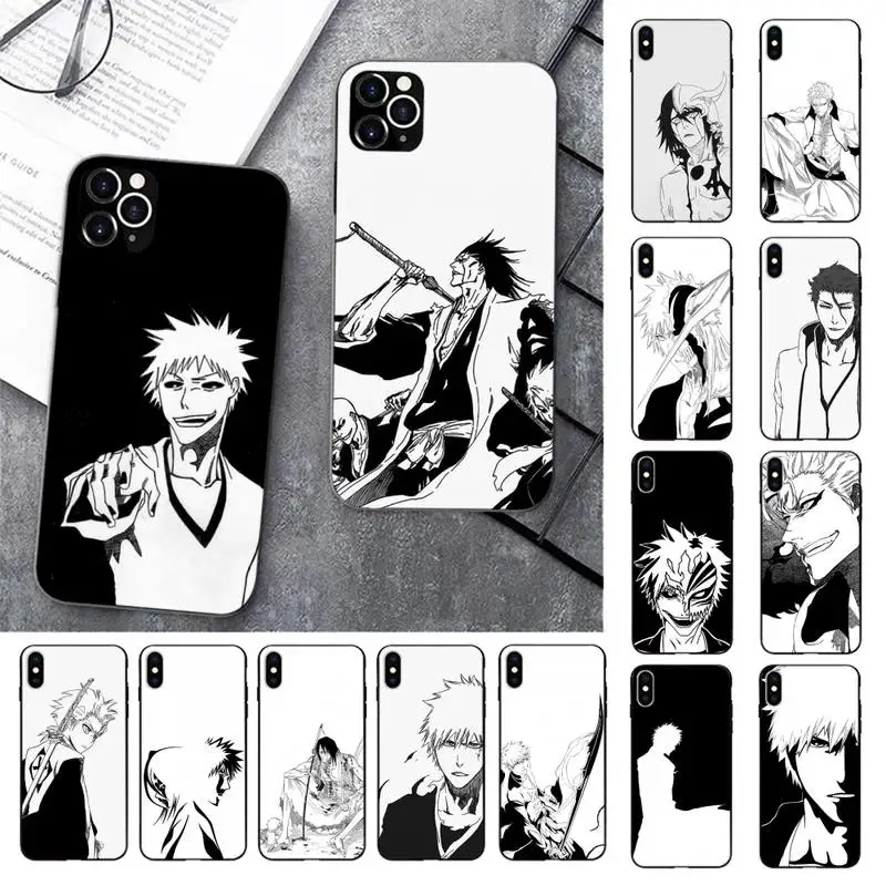 Anime Bleach Black and White Phone Case for iPhone 13 11 12 pro XS MAX 8 7 6 6S Plus X 5S SE 2020 XR cover
Anime Bleach Black and White Phone Case for iPhone 13 11 12 pro XS MAX 8 7 6 6S Plus X 5S SE 2020 XR cover