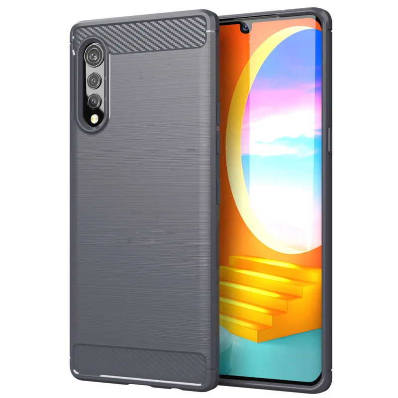 Shockproof Silicone Case for LG Velvet Full Protective Soft Phone Cover for lg velvet Luxury Carbon Fiber Cases
Shockproof Silicone Case for LG Velvet Full Protective Soft Phone Cover for lg velvet Luxury Carbon Fiber Cases