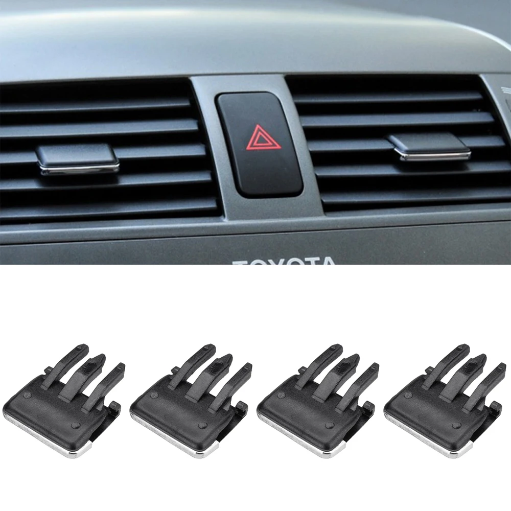 4Pcs Car Air Conditioning Vent Louvre Blade Slice Adjust Clip Auto Air Outlet Clamp For Toyota Corolla Accessories Universal
4Pcs Car Air Conditioning Vent Louvre Blade Slice Adjust Clip Auto Air Outlet Clamp For Toyota Corolla Accessories Universal