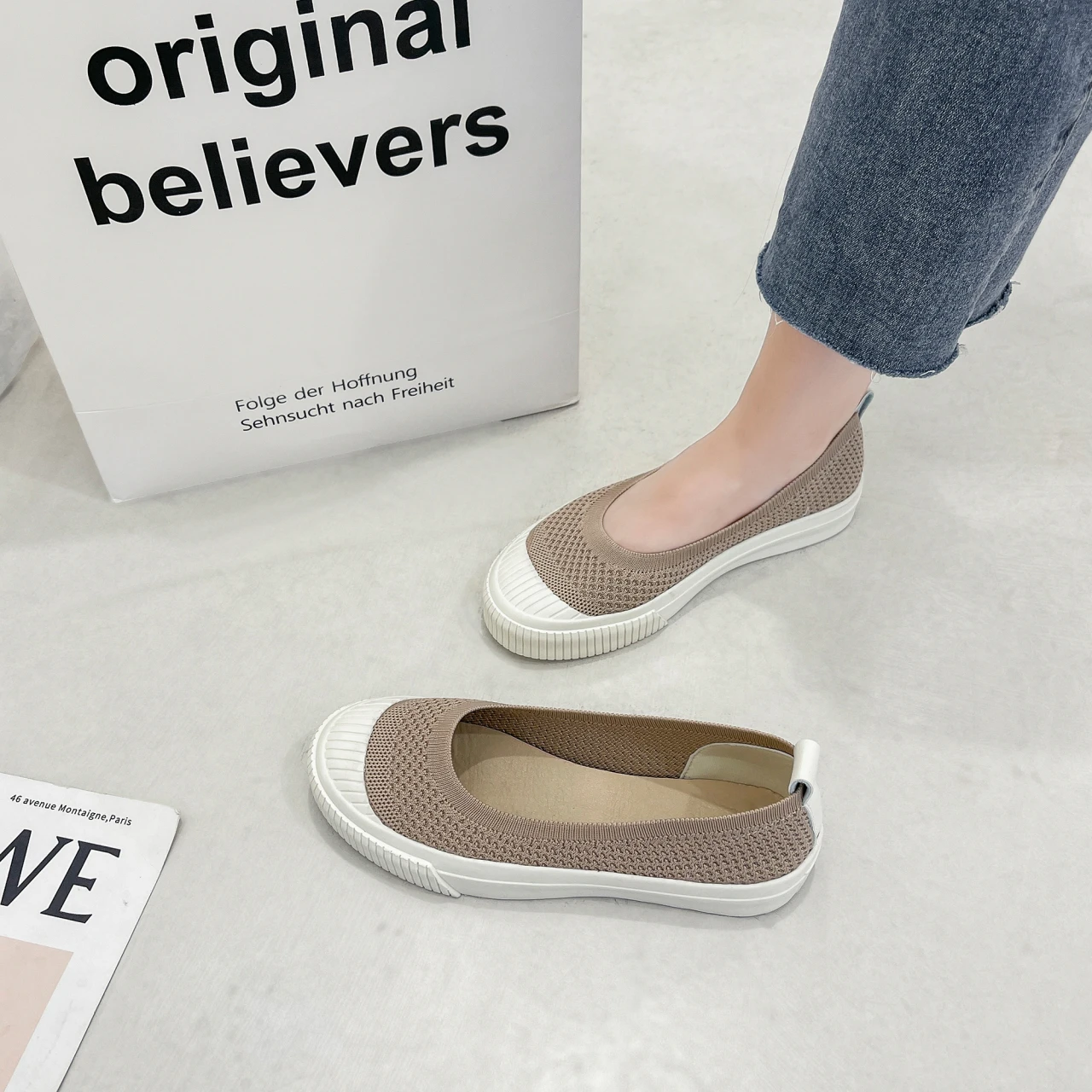 Shoes Woman Flats Espadrilles Platform Slip-on Soft Tennis Female Shallow Mouth Round Toe Casual Sneaker Dress New Slip On Breat
Shoes Woman Flats Espadrilles Platform Slip-on Soft Tennis Female Shallow Mouth Round Toe Casual Sneaker Dress New Slip On Breat