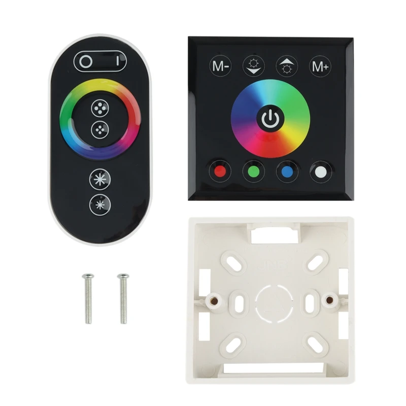 12V/24V Power Switch Controller Wall Contact RF Remote Control RGBW Led Strip Light Switching Accessories Black Kit
12V/24V Power Switch Controller Wall Contact RF Remote Control RGBW Led Strip Light Switching Accessories Black Kit