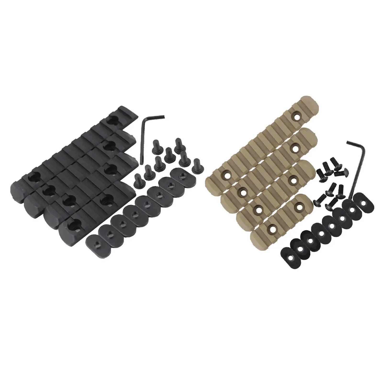 Rail Mount 5/7/9/11 Slots Polymer Section Set for Bipods Lights Red Dots Forward Grips
Rail Mount 5/7/9/11 Slots Polymer Section Set for Bipods Lights Red Dots Forward Grips