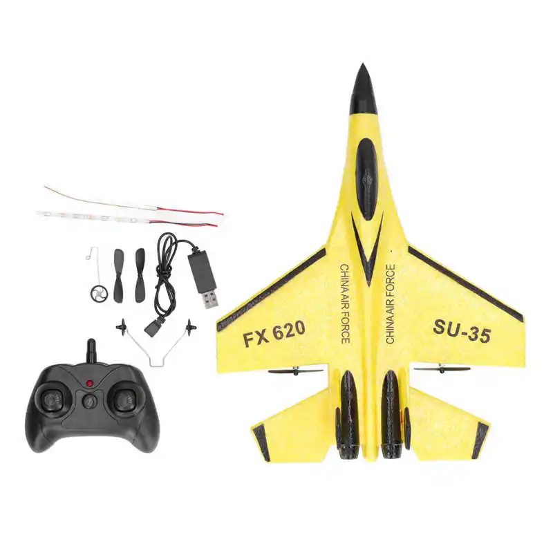 2.4G RC Aircraft Foam Electric SU-35 Plane Model High Speed Long Life Lightweight Toy Airplane With Light For Kids
2.4G RC Aircraft Foam Electric SU-35 Plane Model High Speed Long Life Lightweight Toy Airplane With Light For Kids