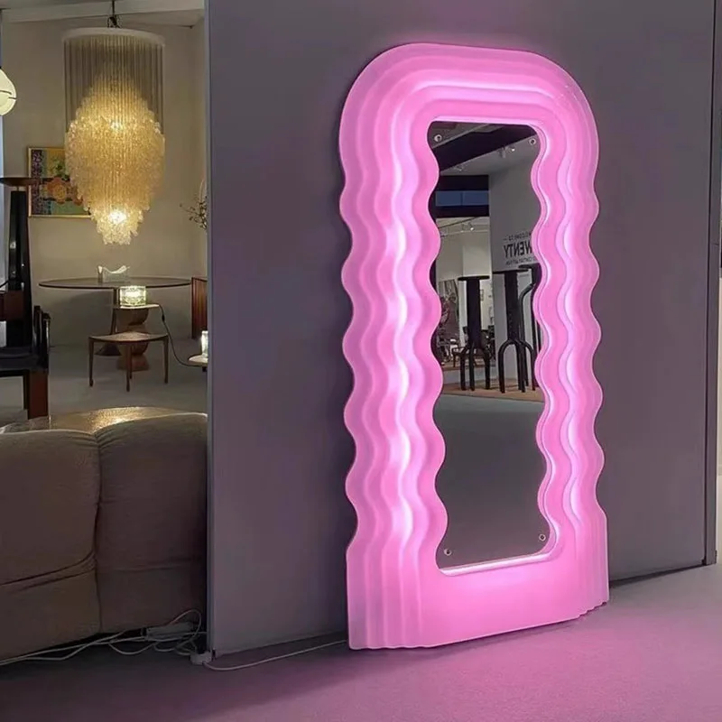 Design Smart Decorative Mirrors Big Wavy Light Plastic Craft Cute Mirrors Girl Modern Elegant Specchi Decorativi Room Decoration
Design Smart Decorative Mirrors Big Wavy Light Plastic Craft Cute Mirrors Girl Modern Elegant Specchi Decorativi Room Decoration