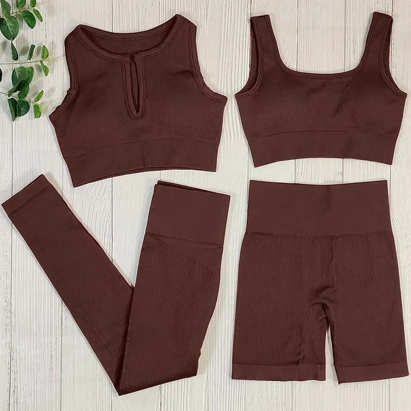 Seamless Sport Set Women Ribbed Yoga Clothing Fitness Suit Sexy Sports Wear Outfit Shorts Workout Clothes Run Sportswear Gym Set
Seamless Sport Set Women Ribbed Yoga Clothing Fitness Suit Sexy Sports Wear Outfit Shorts Workout Clothes Run Sportswear Gym Set