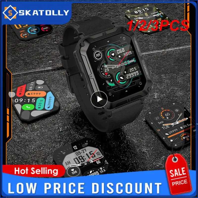 1/2/3PCS Smart Watch C20 1.83 Inch Men Music BT Call Outdoor Sports Fitness Tracker Heart Rate Blood Pressure Smartwatch
1/2/3PCS Smart Watch C20 1.83 Inch Men Music BT Call Outdoor Sports Fitness Tracker Heart Rate Blood Pressure Smartwatch