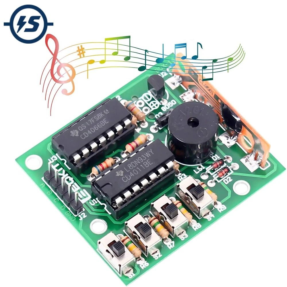 DIY Electronic Kit 16 Music Sound Box 1 Pack DIY Module Soldering Practice Learning Kit for Arduino Assembled With Toys Doorbell
DIY Electronic Kit 16 Music Sound Box 1 Pack DIY Module Soldering Practice Learning Kit for Arduino Assembled With Toys Doorbell