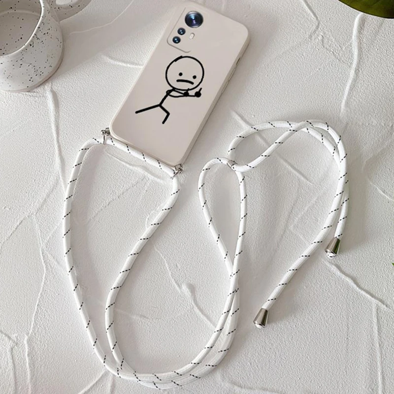 Crossbody Lanyard Matchman Silicone Phone Case For Xiaomi Mi 12 13 11 Lite 12T 11T Pro Mi11 8 9 SE 10 A3 9T Note 10 Pro Cover
Crossbody Lanyard Matchman Silicone Phone Case For Xiaomi Mi 12 13 11 Lite 12T 11T Pro Mi11 8 9 SE 10 A3 9T Note 10 Pro Cover