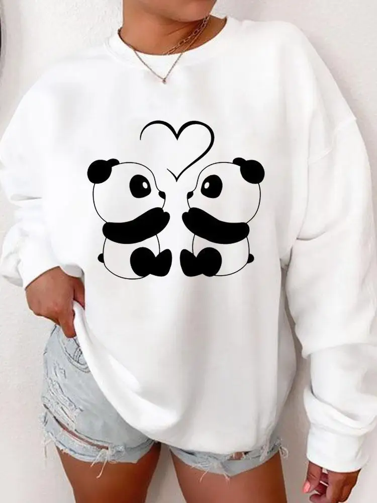 Autumn Spring Women Long Sleeve Clothing Casual Panda Sweet Lovely Cute 90s Fashion Pullovers Print Female Graphic Sweatshirts
Autumn Spring Women Long Sleeve Clothing Casual Panda Sweet Lovely Cute 90s Fashion Pullovers Print Female Graphic Sweatshirts