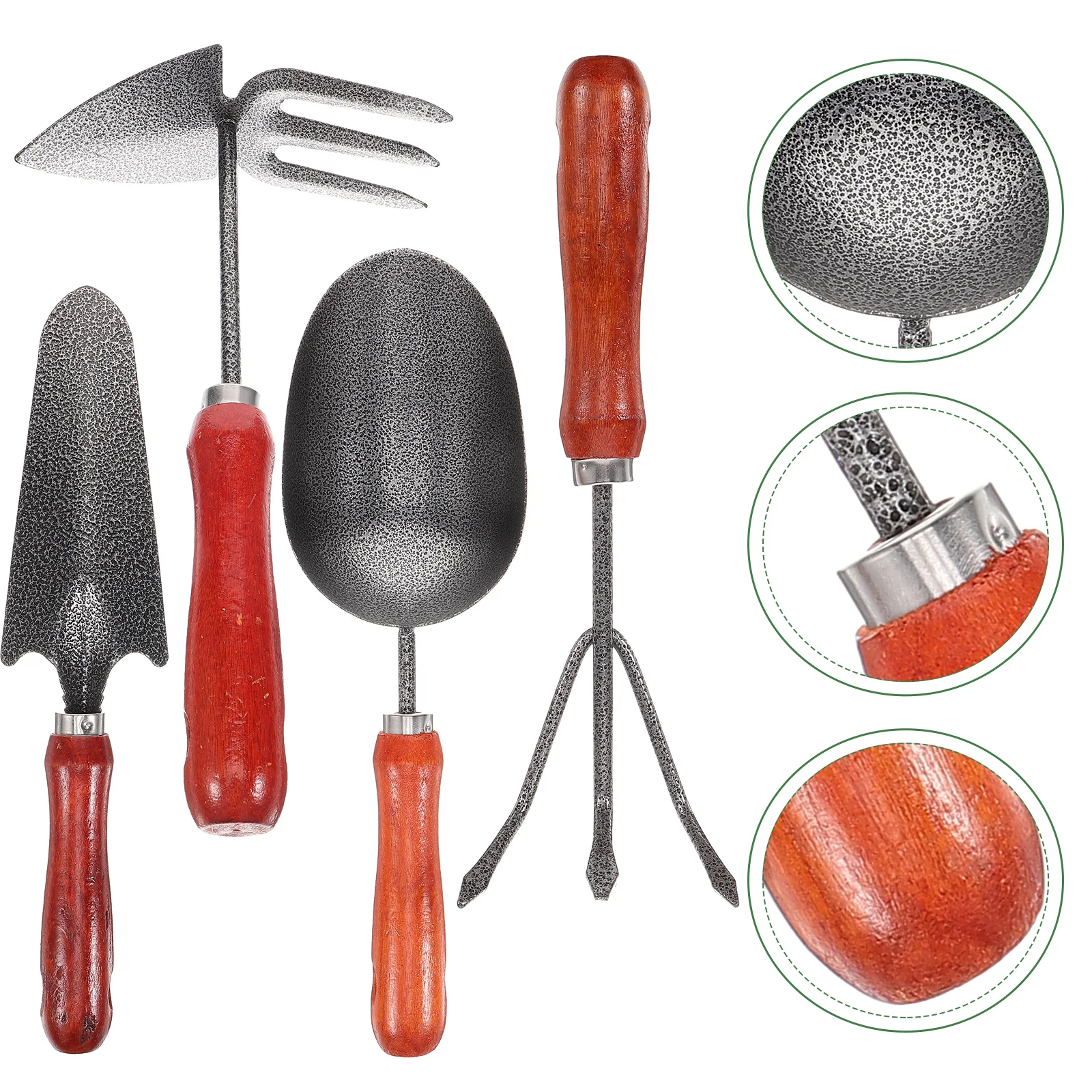 Gardening Tools Set Heavy Duty Lengthen Digging Trowel Wooden Handle Iron Planting Spade 
Gardening Tools Set Heavy Duty Lengthen Digging Trowel Wooden Handle Iron Planting Spade
