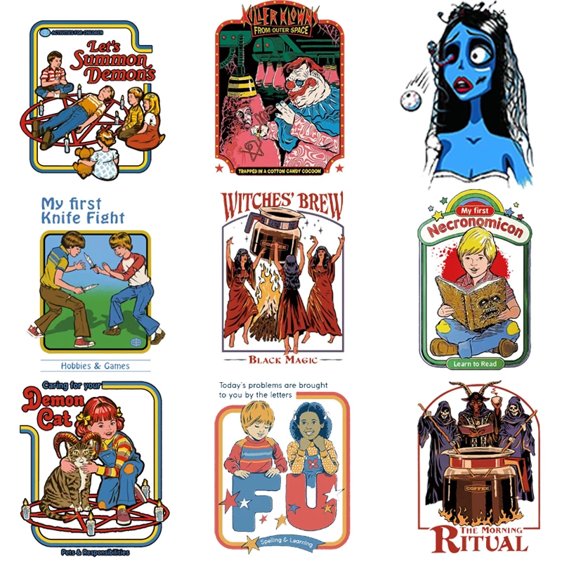 Iron on Satan Alien Evil Demon Patches for Clothing Diy Heat Transfer Thermal Stickers Strips Applique on Clothes T-Shirt Badges
Iron on Satan Alien Evil Demon Patches for Clothing Diy Heat Transfer Thermal Stickers Strips Applique on Clothes T-Shirt Badges