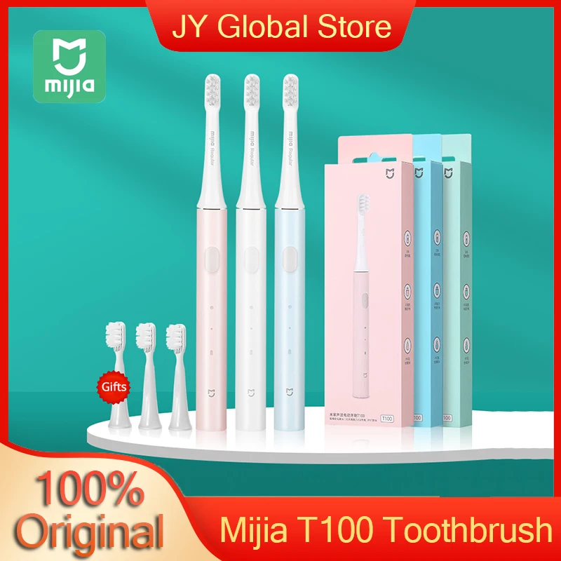 Электрическая зубная щетка Xiaomi Mijia T100, ультразвуковая Автоматическая перезаряжаемая, с USB, водонепроницаемая IPX7 зубная щетка для одежды 
Электрическая зубная щетка Xiaomi Mijia T100, ультразвуковая Автоматическая перезаряжаемая, с USB, водонепроницаемая IPX7 зубная щетка для одежды